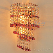 or couleur luxe cristal coin mur lampe hall éclairage